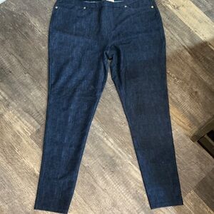 Michael Kors Dark Blue Women's Jeggings Size XL